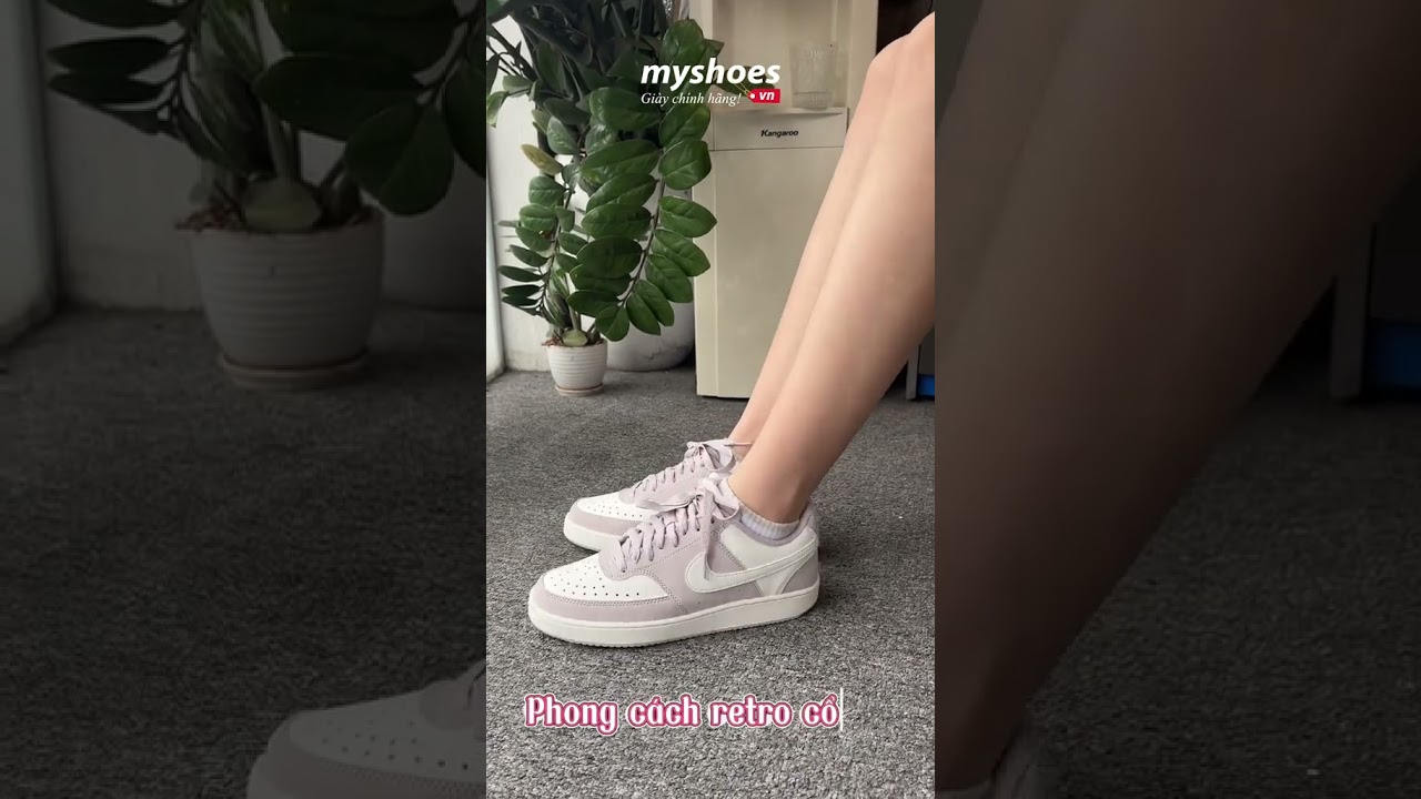 Giày Nike Court Vision Low Nữ - Hồng Trắng  