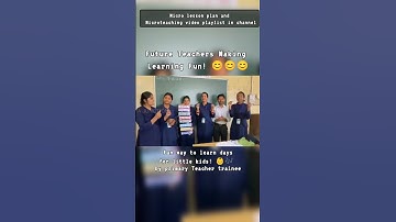 Week days in fun Steps of micro teaching Demonstration skill Microteaching skills D.El.Ed JBT #deled