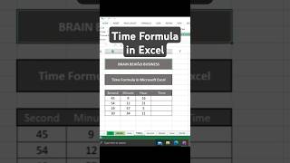 Time function in excel | Excel Time Formula | Combine Second Minute & Hour