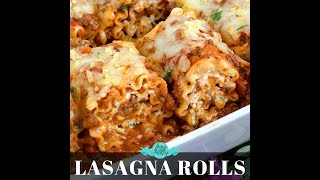 Easy Lasagna Roll-Ups All The Flavor, Half The Effort