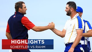 Jon Rahm vs Scottie Scheffler | Extended Highlights | 2020 Ryder Cup
