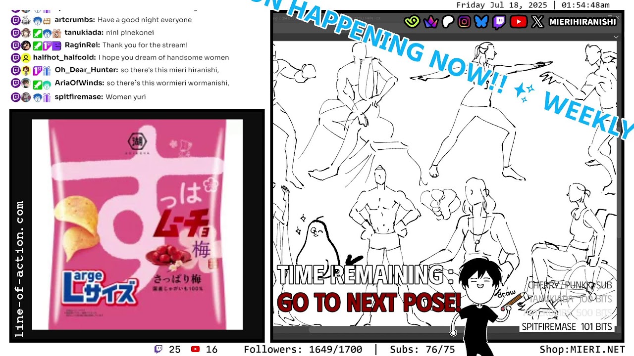 [JAPANESE MANGAKA] LEARN TO DRAW ANY POSE, 5 MIN GESTURE DRAWINGS WEEK 2 | TIMED ANATOMY PRACTICE