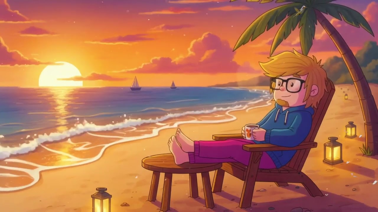 Ocean View Coffee ☕ | Evening Lofi Hip Hop Music 🌊 | Seaside Drift Chill Lofi - Dave FM