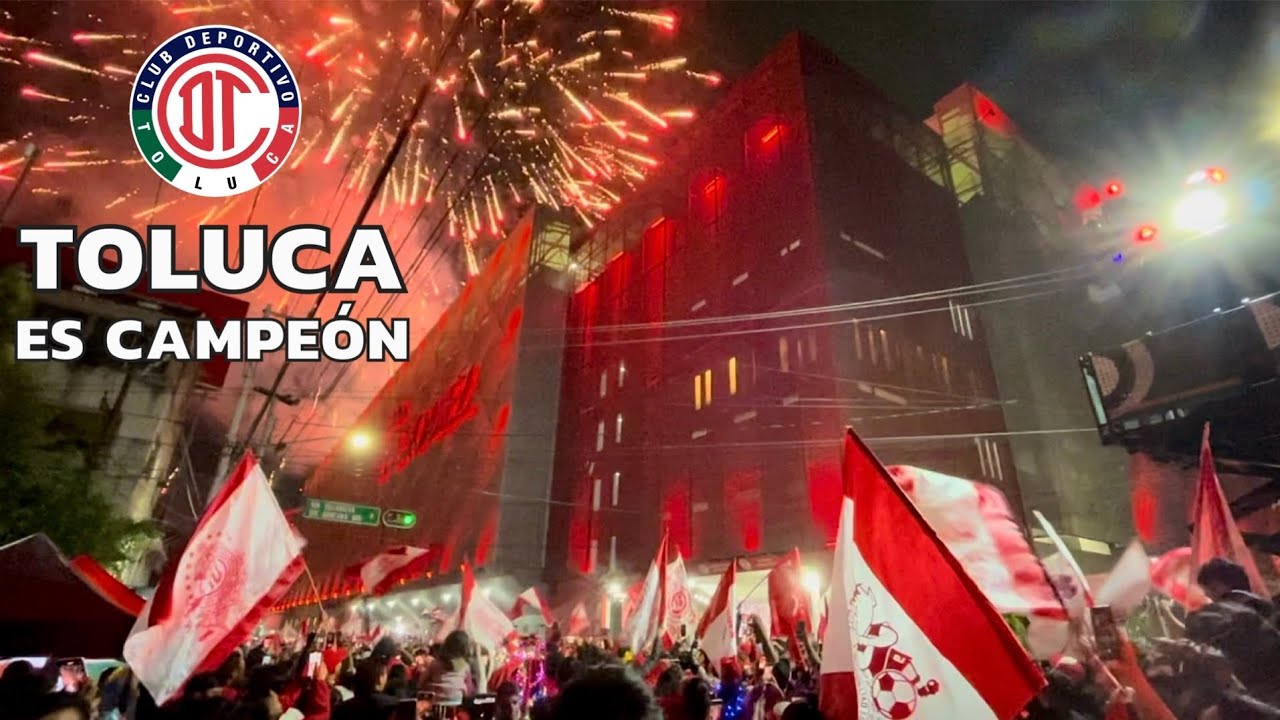 Toluca Campeón 2025 (Pirotecnia del Estadio)