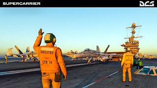 DCS WORLD I SUPERCARRIER I F-18