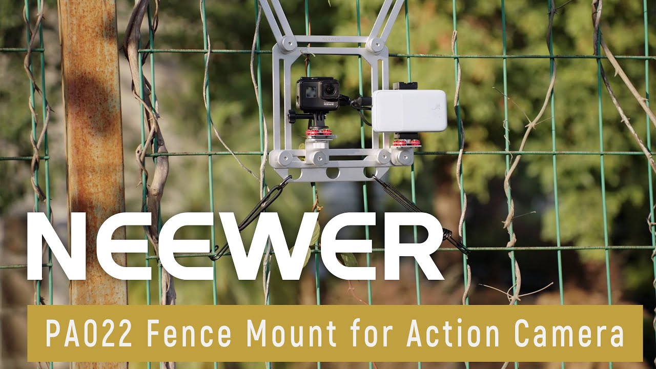 Introducing the NEEWER PA022 Fence Mount for Action Camera