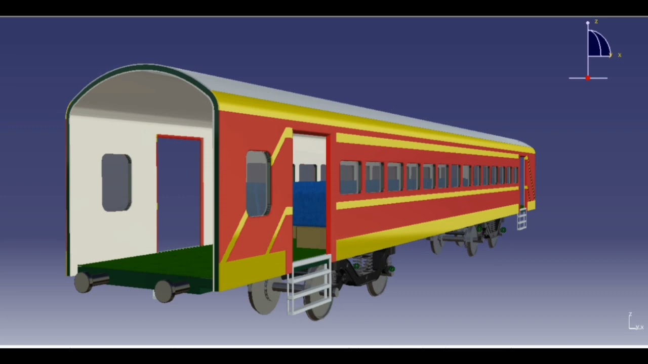 CATIA V5 TRAIN COACH DESIGN - Intro