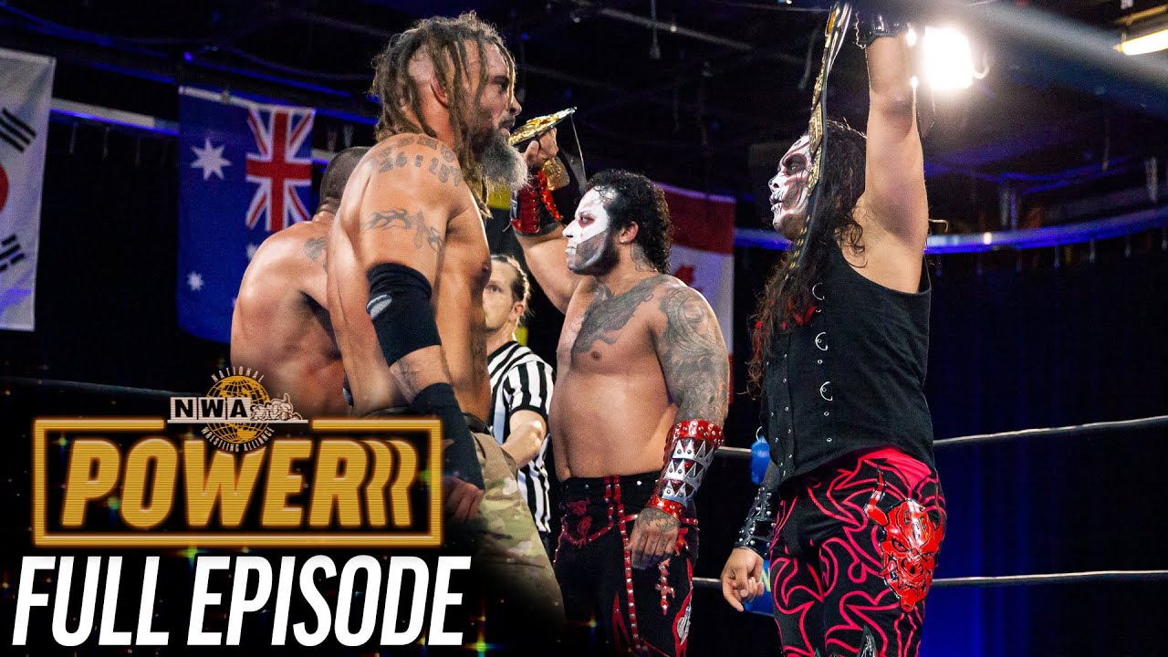 NWA Powerrr S8E5 | TWO TITLE MATCHES! Briscoes v La Rebeliòn! Homicide v Titus! Nick Aldis!
