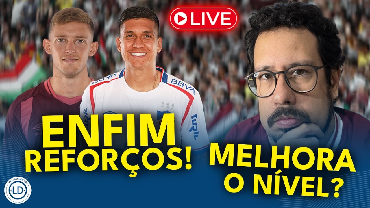 LIVE | FLUMINENSE, ENFIM, FECHA A JANELA COM ZAGUEIRO E CENTROAVANTE!