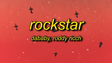 DaBaby - ROCKSTAR (Lyrics) ft. Roddy Ricch | brand new lamborghini cop car