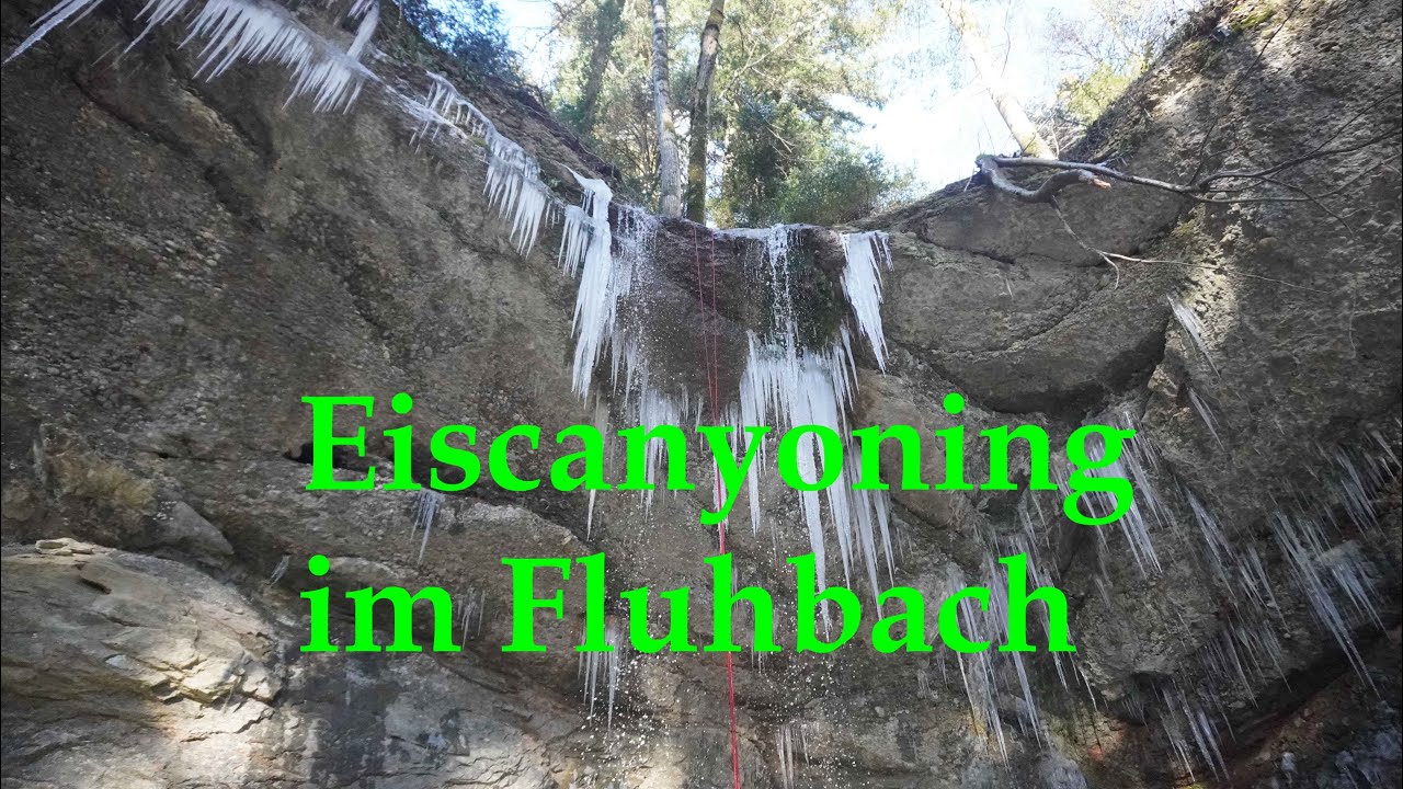 Eiscanyoning im Fluhbach