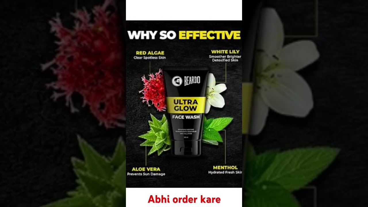 👉 Beardo Ultraglow Face Wash for Men | Glowing Skin in Just 7 Days