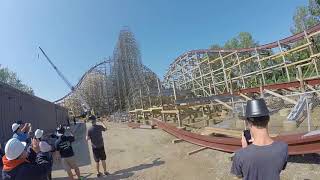 Steel Vengeance construction tour 2017