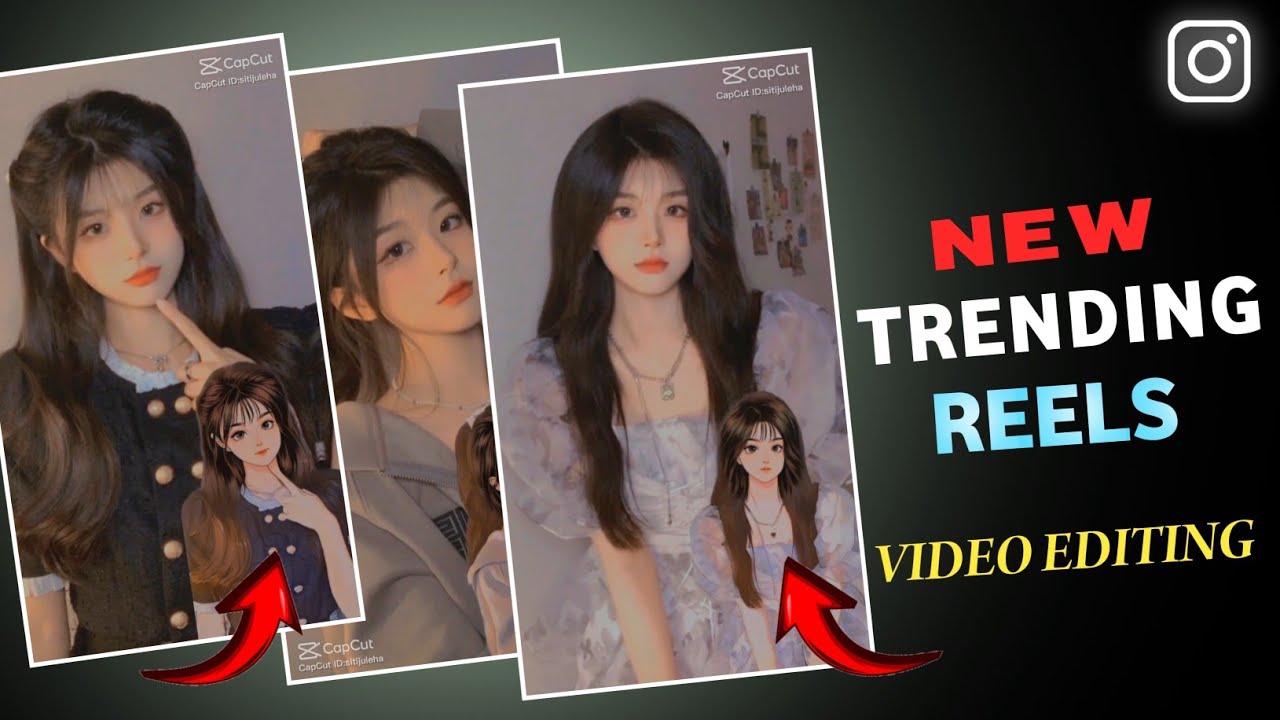 Cartoon Photo Reels Editing || Instagram Trending Reels Editing || JUST ...