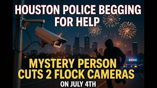 Houston Police BEGGING For Help After Mystery Person Cut Down 2 Flock Cameras on Independence Day