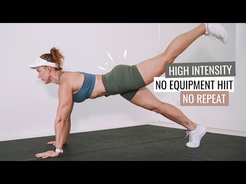 30 MIN FULL BODY HIIT | Cardio Workout | No Equipment + No Repeats — Penny Barnshaw - Garage Fitness Girl