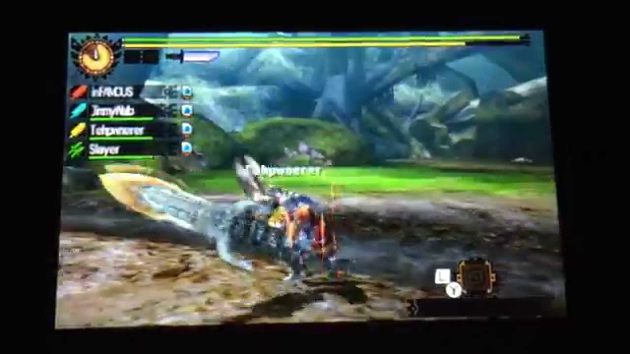 MH4U Lv.140 Frenzied Brachydios/Apex Rajang Guild Quest Great Sword ...