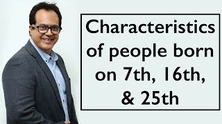 Numerology Number 7 - Characteristics of People born on 7th, 16th and 25th