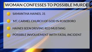 ‘Distressed’ woman found at Sampson County church confessed to murder, sheriff says