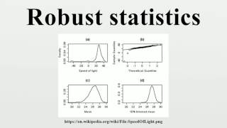 Robust statistics Profile