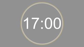 17 MINUTE - 4K - COUNTDOWN IN REVERSE - 1020 SECOND TIMER -
