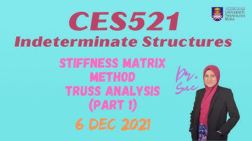 TRUSS ANALYSIS USING STIFFNESS METHOD 6 DEC 2021 20211206 093832 Meeting Recording