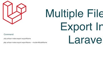 Multiple Worksheet Export In Laravel | Laravel Tutorial