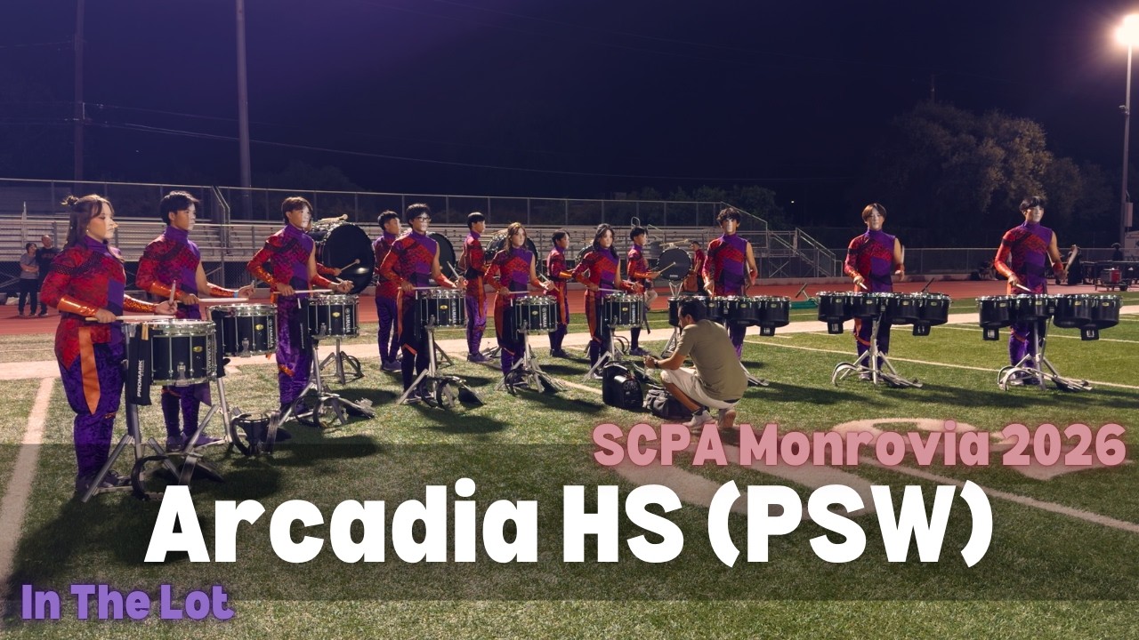 Arcadia HS Percussion 2026 - In the Lot @ SCPA Monrovia