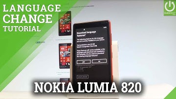 NOKIA Lumia 820 Change Language / Find Language Settings