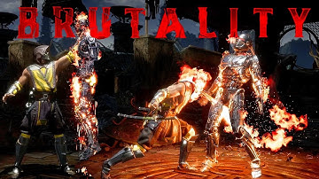 MK11 Scorpion Luridae All Brutalities, Fatalities, Friendship, Fatal Blow & Ending