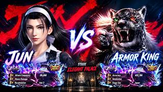 TEKKEN 8 - Pelzberg (GoD of Destruction VI) Jun Kazama vs Gentle - Armor King (GoD of Destruction V) screenshot 3