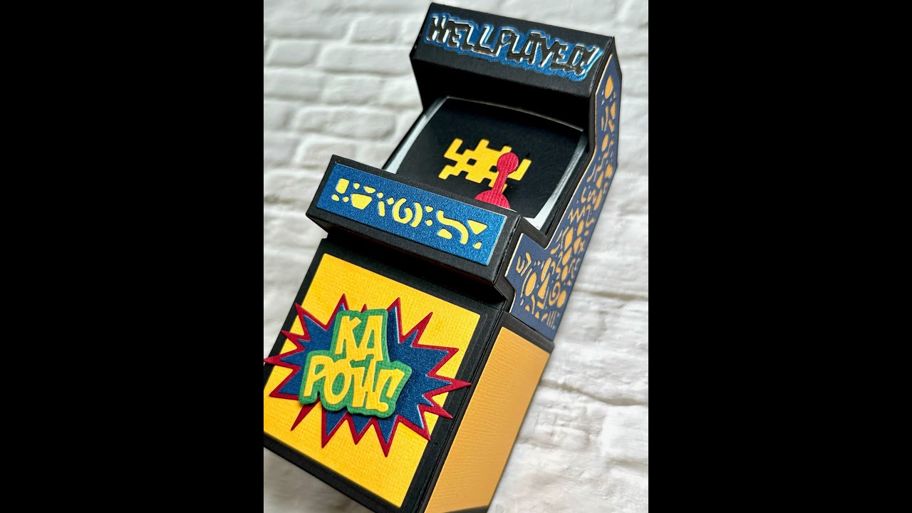 Retro arcade gift box tutorial!