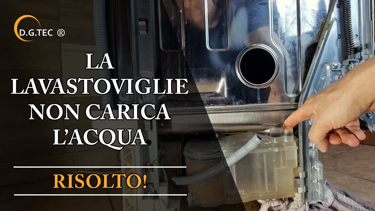 Lavastoviglie non carica l'acqua - Sostituzione elettrovalvola e vaschetta  rigenera Air Break - YouTube