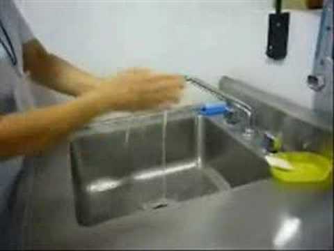 Técnica del lavado de manos