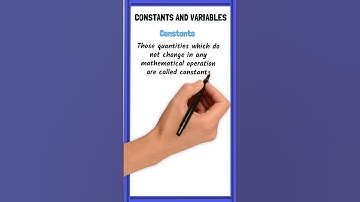 CONSTANTS AND VARIABLES #shorts #youtubeshorts #youtube #short #youtubeindia #maths