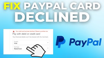 Fix PayPal Credit Card Declined Lets try A Different Card (2025)