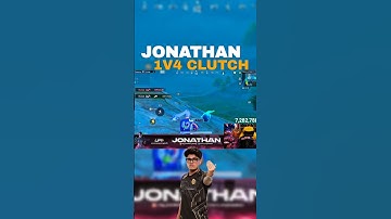 JONATHAN 1v4 Clutch |Credit By @JONATHANGAMINGYT