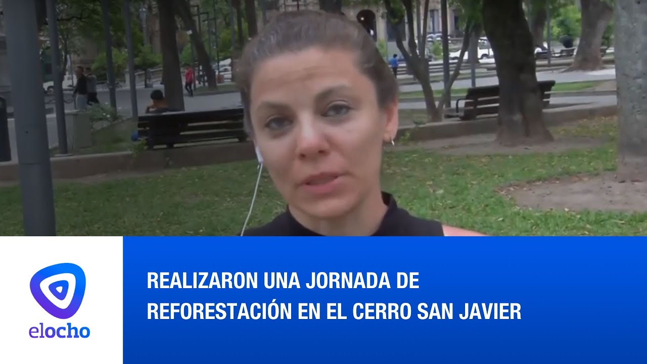 REALIZARON UNA JORNADA DE REFORESTACIÓN EN EL CERRO SAN JAVIER