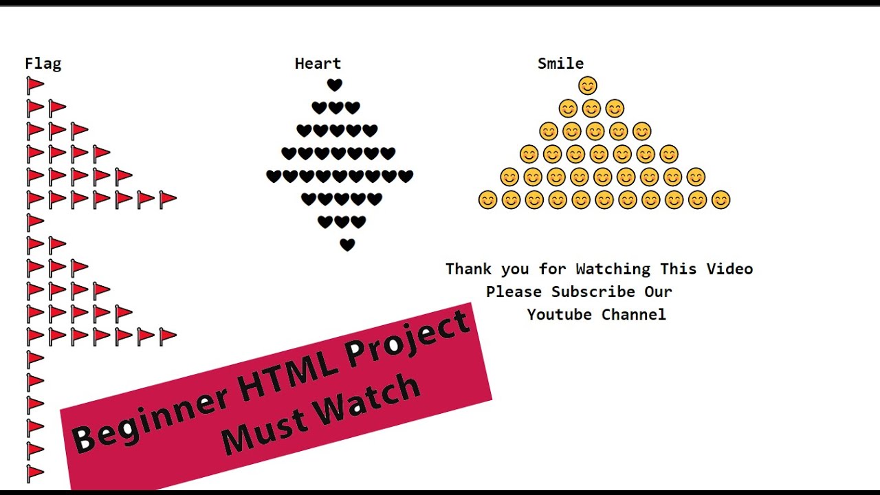 #2  Beginner Html Project by Using Html Only . Html Project Part 2
