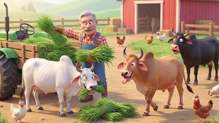 Old MacDonald Had a Farm 🐑🐄 | Learn Farm Animals &amp; Sounds | 3D Kids Songs