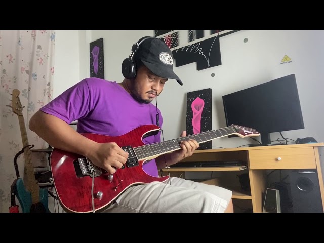 Lathi - weird genius ft Sara | lead guitar cover class=