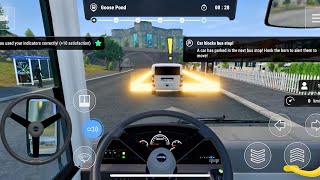 Bus Simulator City Ride - Mobile Gameplay | City Bus Driving - Chemistry Campus Kennedy Bridge Route screenshot 5