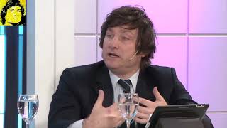 Javier Milei explaining the different types of libertarians