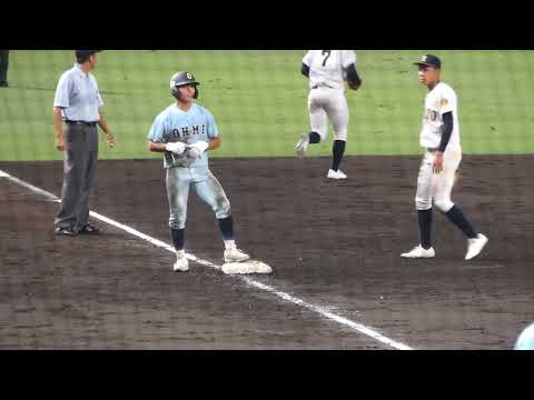 近江 横田悟 逆転タイムリースリーベース(鳴門戦/第104回全国高等学校野球選手権大会)