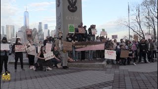 Hudson County DSA hosts abortion rights rally at Harborside in Jersey City
