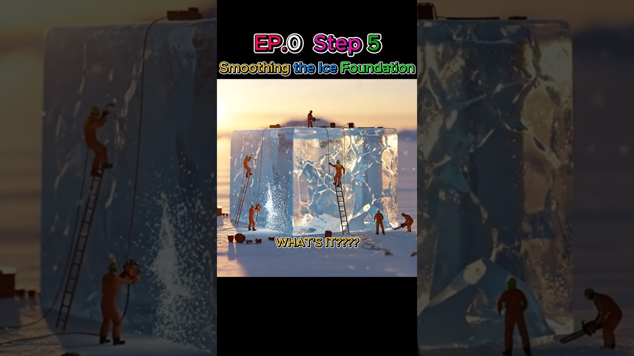 Ep.0 Step 5 🧊Smoothing the Ice Foundation 🏗️❄️ 