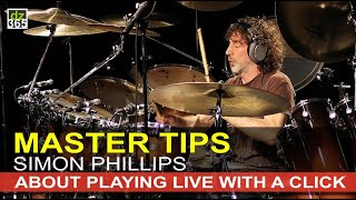 SIMON PHILLIPS - About playing live with a click track (español)