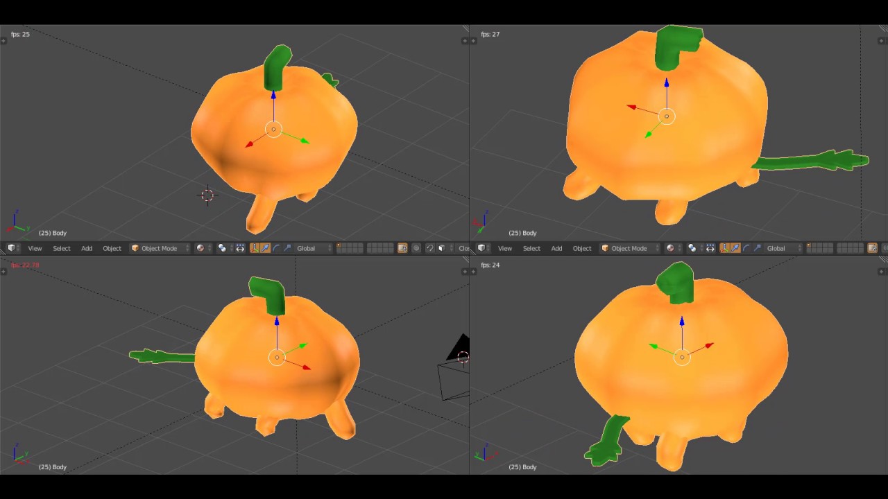 Pumpkin-Dog Animation Testing