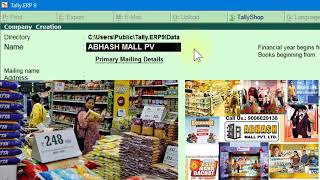 2 DAY COMPANY CREATION IN TALLY .ERP 9