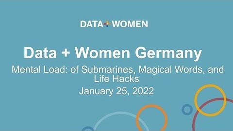 Data + Women Germany   25 January 2022